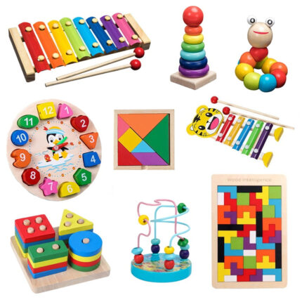 Montessori de Madeira Educativo Toy  Magia Toy