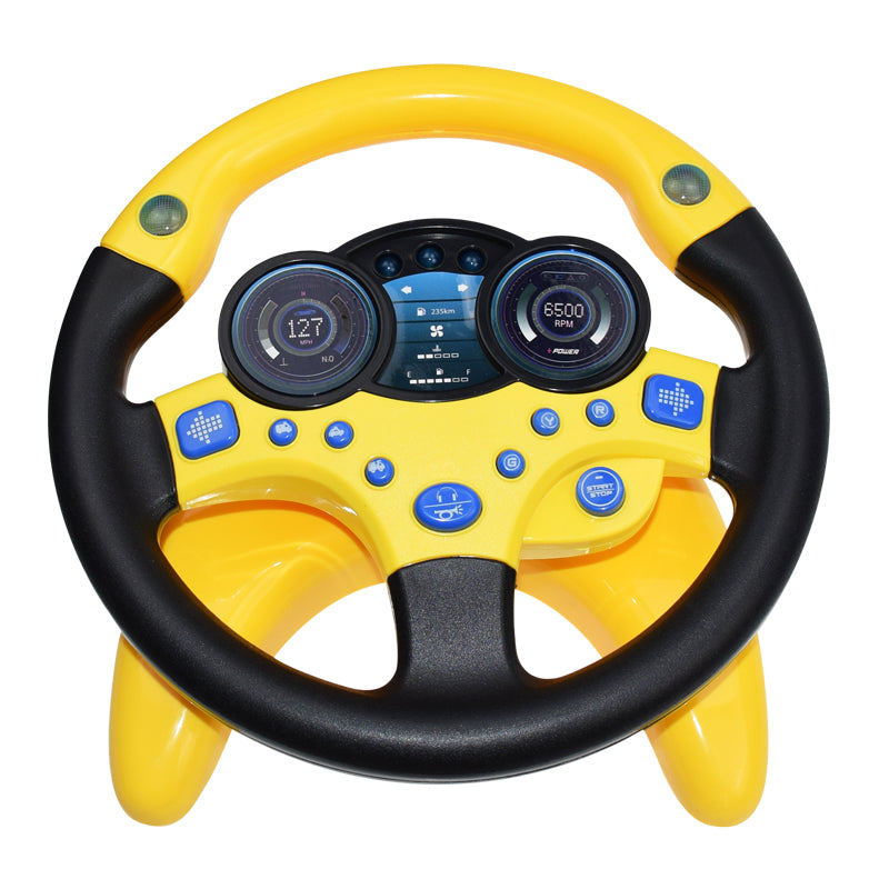 Volante - Brin - 233 Happy Drive Toy - Volante Interativo Educativo  Magia Toy