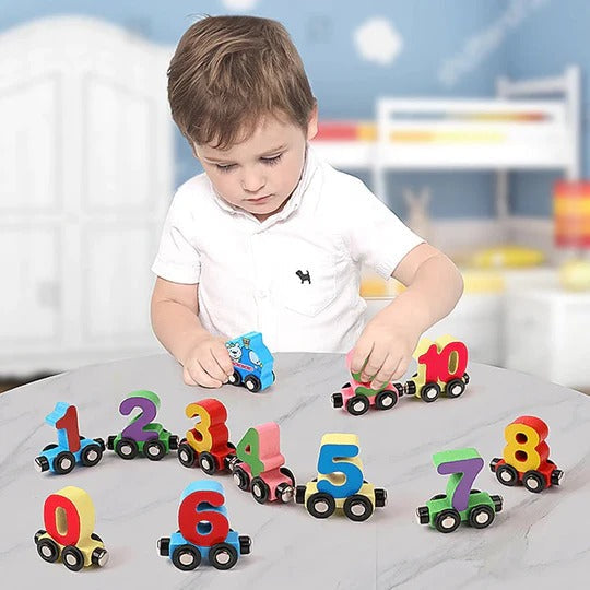 Kit de Trem Magnético com 11 peças Toy  Magia Toy